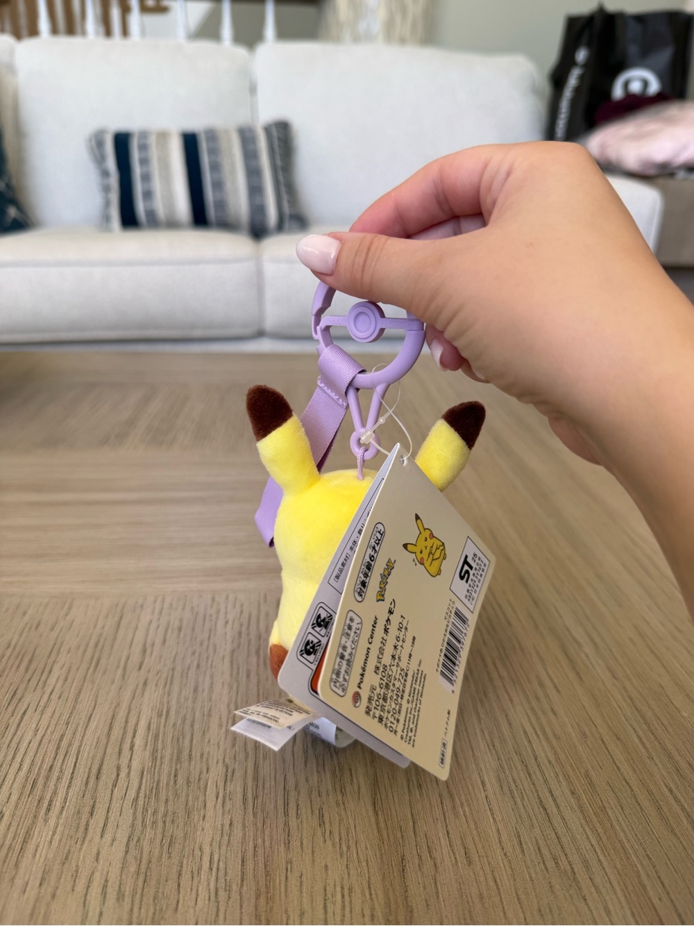 Pokémon Center Ten Poke Ten Colors Pikachu (Modest) Keychain JAPAN Limited NWT - Picture 4 of 9